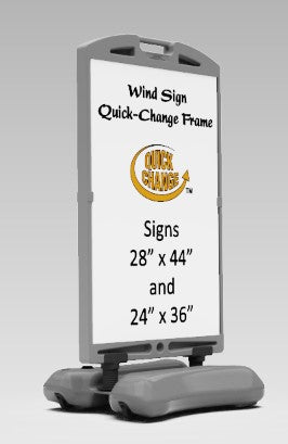 Plasticade® Wind Sign Quick-Change Frame
