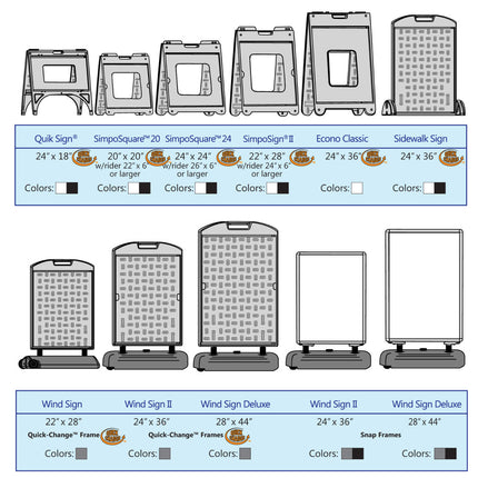 Collection image for: Plasticade® Sign Frames