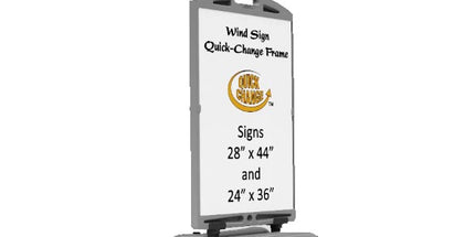 Plasticade® Wind Sign Quick-Change Frame