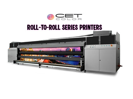 CET Color Roll-To-Roll UV Printer