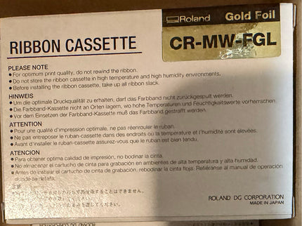 Roland PC-600, PC-60 & PC-50 Ribbon Cartridges