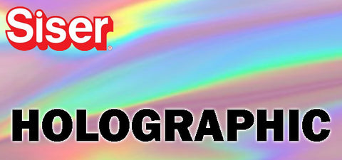 Siser Holographic Heat Transfer Vinyl - Rainbow HTV