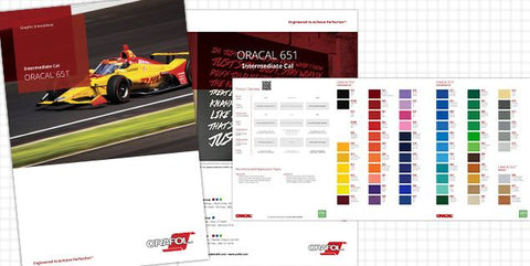 Oracal 651 Series Color Chart